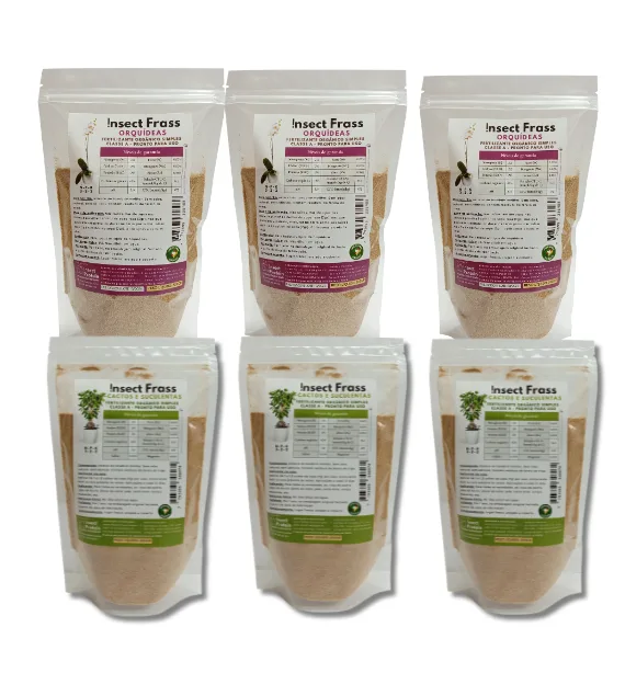KIT de Fertilizante para Orquídeas, Cactos e Suculentas
